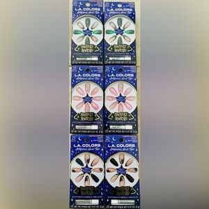 L.A. Colors Vibrant Nails~6 packs~Brand New
